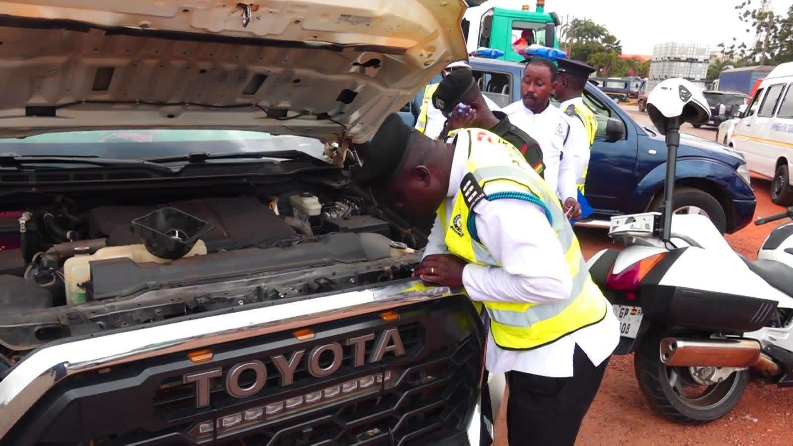 Police Crack Down on Unauthorized Sirens and Illegal Vehicle Modifications in Ashanti Region