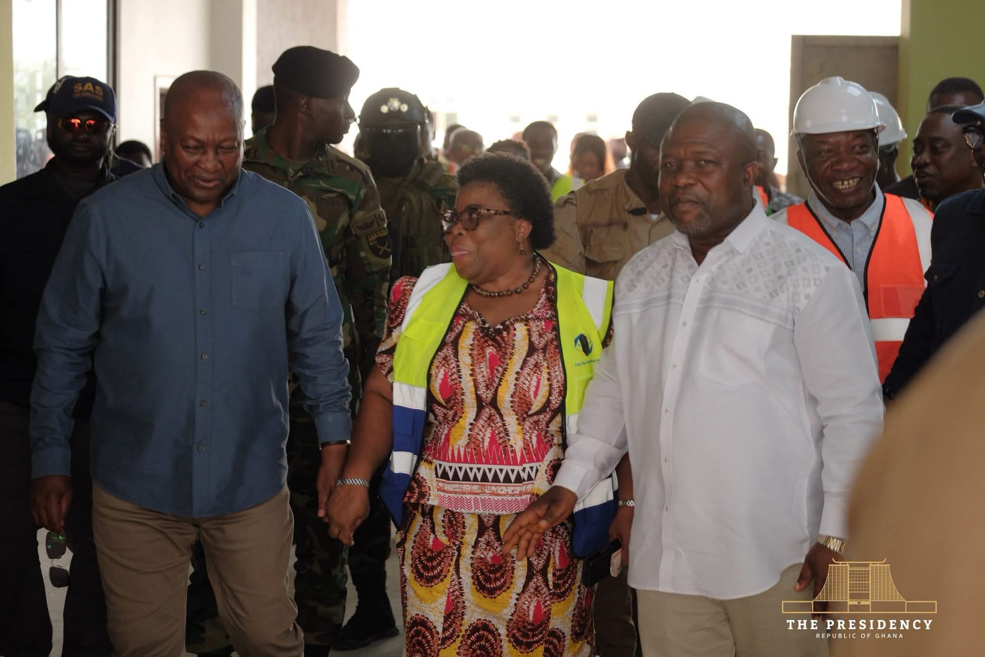 Mahama Inspects UHAS Laboratory Project, Reaffirms Commitment to Health Research Infrastructure