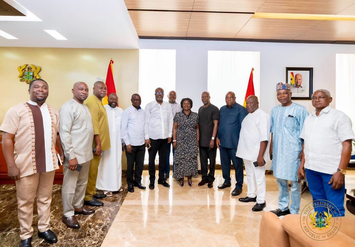Vice President Jane Naana Opoku-Agyemang Meets NDC Regional Chairmen, Commends Their Commitment